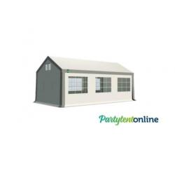 Partytent 4x6 m PE Wit-Grijs | Partytent-Online