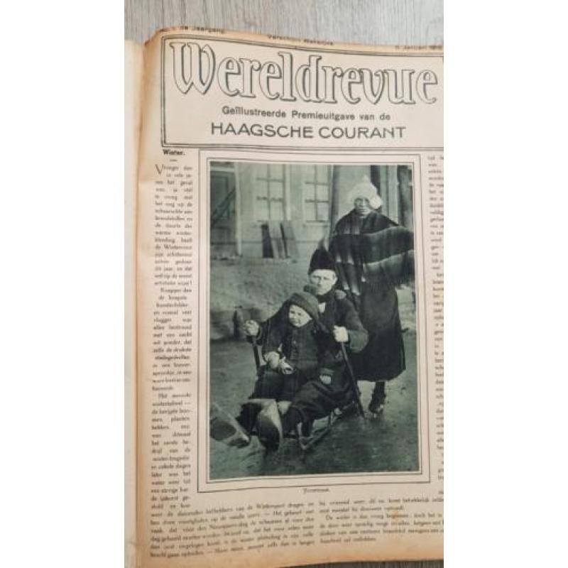 Gebundelde Haagsche Courant uit 1918 (100 jaar oud! )