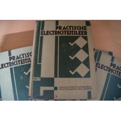 Practische Electriciteitsleer 5 delen uit 1931 ...1932