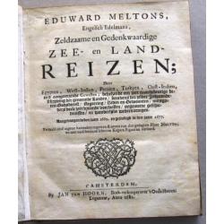 Melton 1681 Zeldzame en Gedenkwaardige Zee- en Landreizen