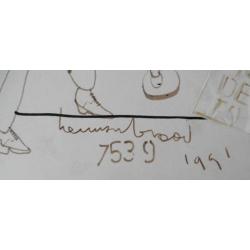 Herman Brood - To deaf to buk. Handgesigneerd