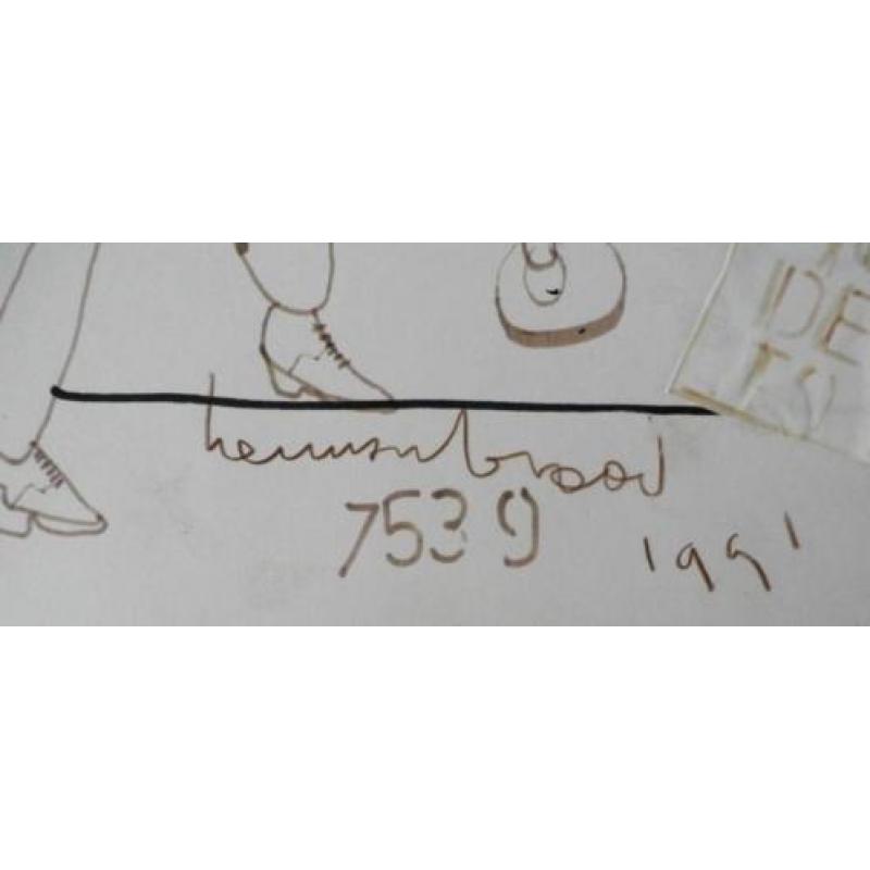 Herman Brood - To deaf to buk. Handgesigneerd