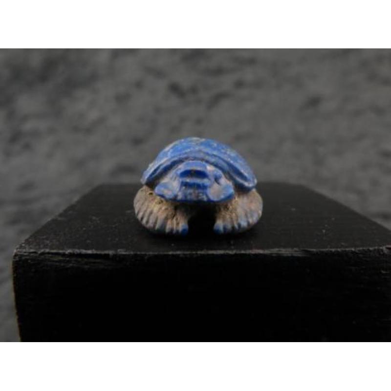 Egyptian Lapis scarab or Kheper amulet