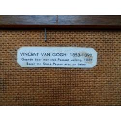 EEN " VINCENT VAN GOGH ". Gaande Boer met stok.