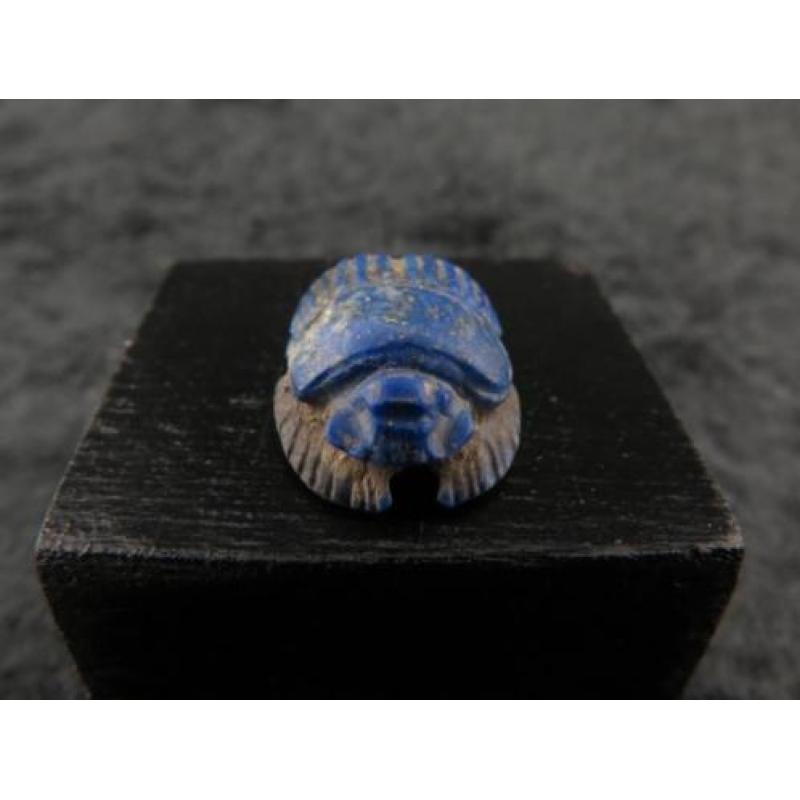 Egyptian Lapis scarab or Kheper amulet