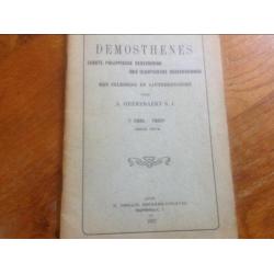 Grieksche en Latijnsche schooluitgaven. DEMOSTHENES. 1927