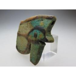 Big Egyptian faience Eye of Horus (Wedjat/Udjat) amulet