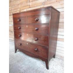 Gratis thuisbezorging Grote UK Georgische Mahogany ladekast