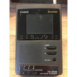 Casio TV 2700-Y LED Color Television 4 SYSTEM