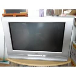 Televisie, JCV, grijs, platte beeldbuis, 100 hertz, 66 cm