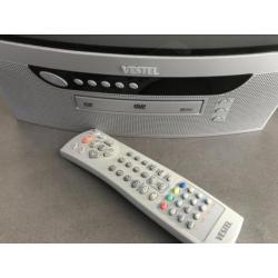 Vestel 1422 DVD kleurentv met dvd en afstandbediening