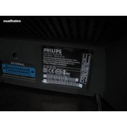 Tv met VHS Philips prima werkend + afst.b. nuafhalen 10,-