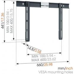 Vogels THIN 505 muurbeugels