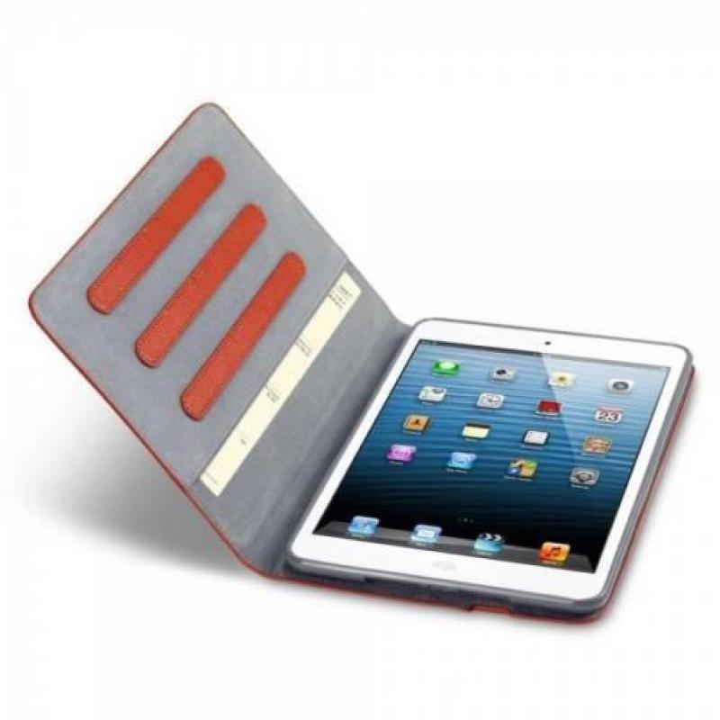 Qubits stand flip hoes iPad Mini 1 / 2 / 3 oranje