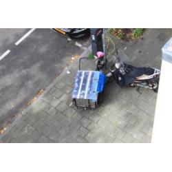 Bakfiets 3 wielen met weerbestendige afsluitbare klep