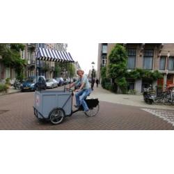 Rijdende Bakfiets Stand met Vernieuwd Watervaste Bodem