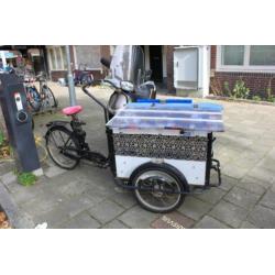 Bakfiets 3 wielen met weerbestendige afsluitbare klep