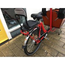 Bakfiets nl bakfietsen NN7D versnelling,Huif en Extra bankje