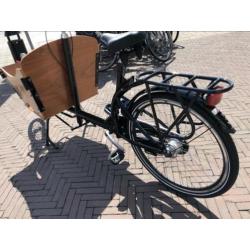 Nieuwe popal cab paris bakfiets met huif en bankje 7 versn.