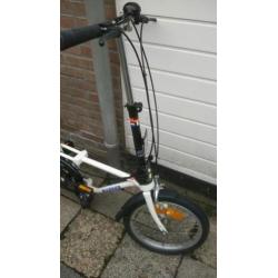 Vouwfiets Damon mariner met tas