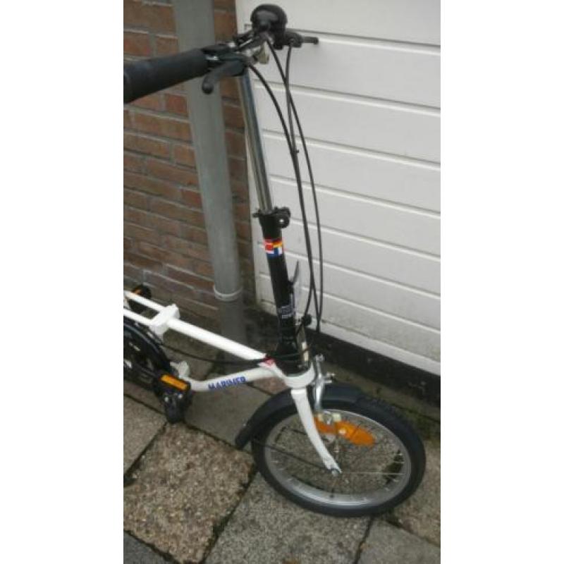 Vouwfiets Damon mariner met tas