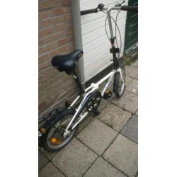 Vouwfiets Damon mariner met tas