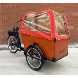 Elektrische bakfiets babboe big met onderhouden accu huif