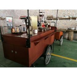 bakfiets uitgevoerd als Coffee Bike verkoopwagen