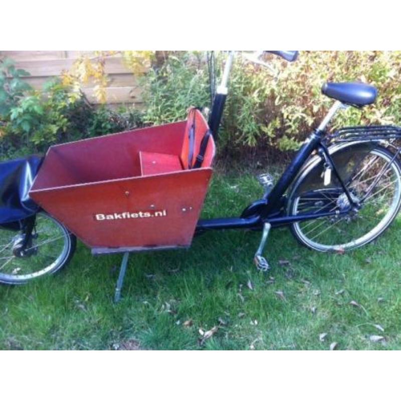 Bakfiets, van bakfiets. nl, model kort, zwart