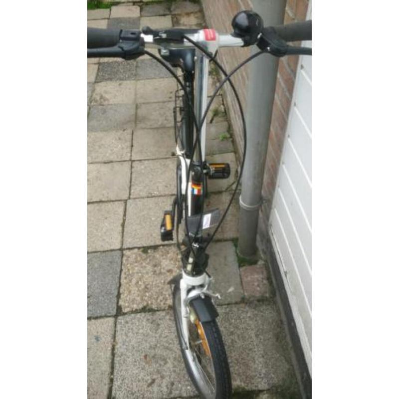 Vouwfiets Damon mariner met tas