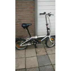 Vouwfiets Damon mariner met tas