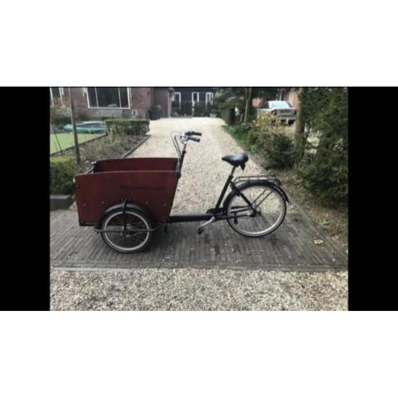 Babboe big bakfiets met nieuw slot, verlichting en spatbord!