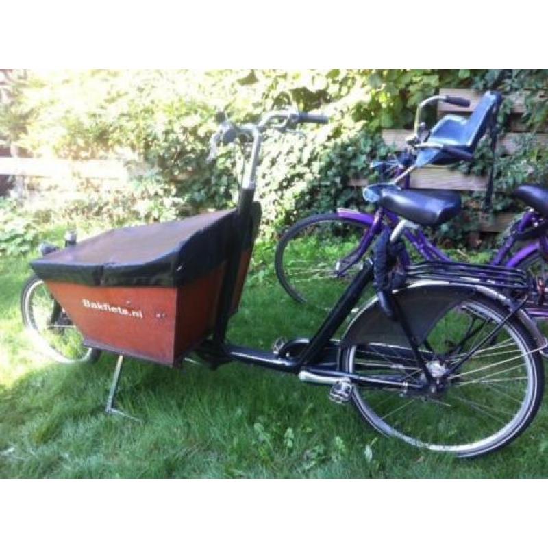 Bakfiets, van bakfiets. nl, model kort, zwart