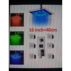 Complete douche set met led nieuw in de doos