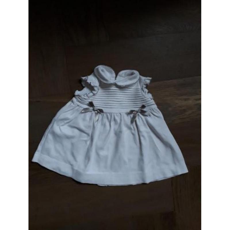 Jurkje newborn la petit couronne, wit grijs, Jottum, 50 56