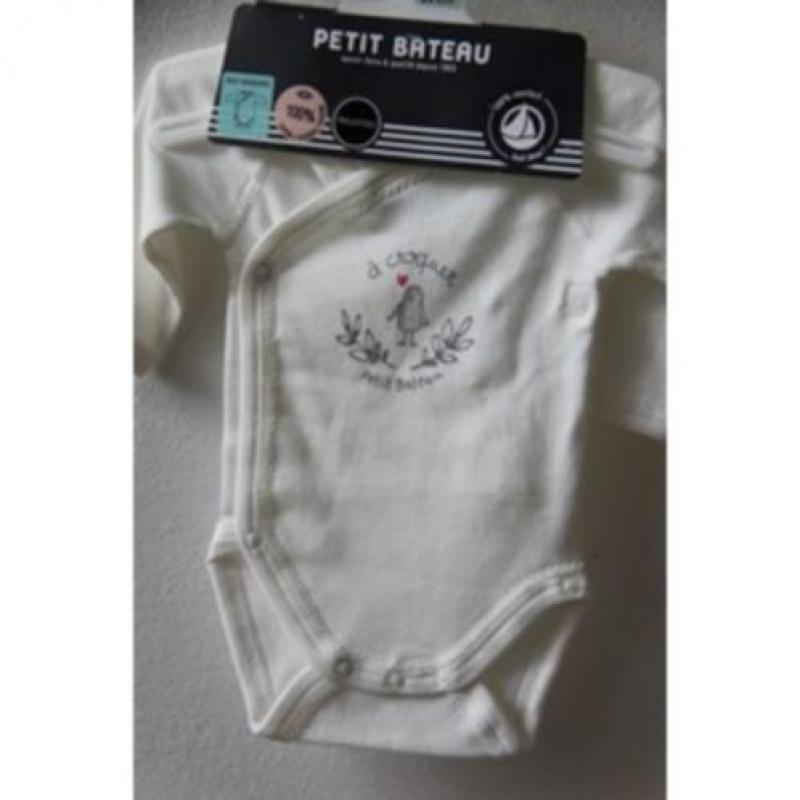 Petit Bateau romperset van twee (NIEUW met kaartje)(maat 50)