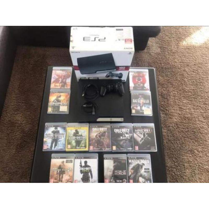 PlayStation 3 - 160 GB + controller + 13 games