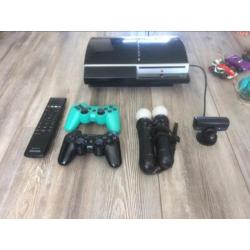 Ps3 met spellen,toebehoren,Disney infinity goedkoop