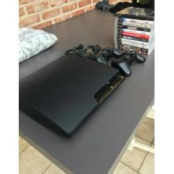 Playstation 3 met 2 Controllers & 11 Games