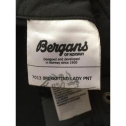 Bergans softshell broek brekketind lady maat S